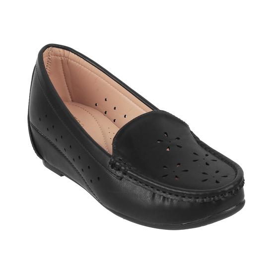 Metro Black Casual Loafers