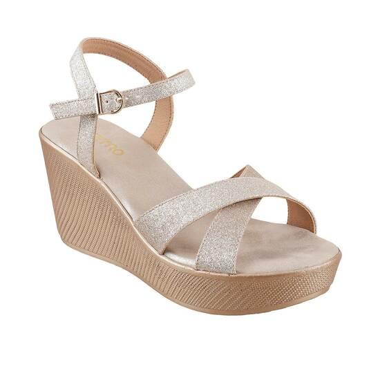 Metro Gold Casual Sandals