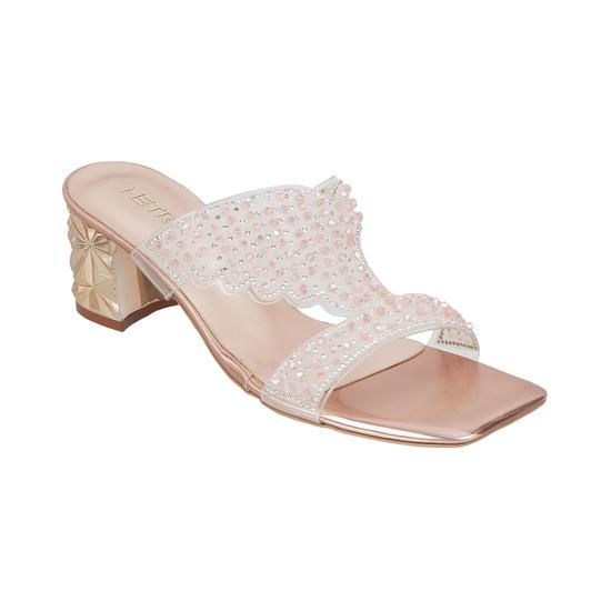 Metro Rose-Gold Wedding Sandals