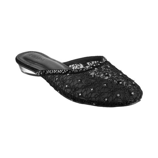 Metro Black Wedding Slip Ons