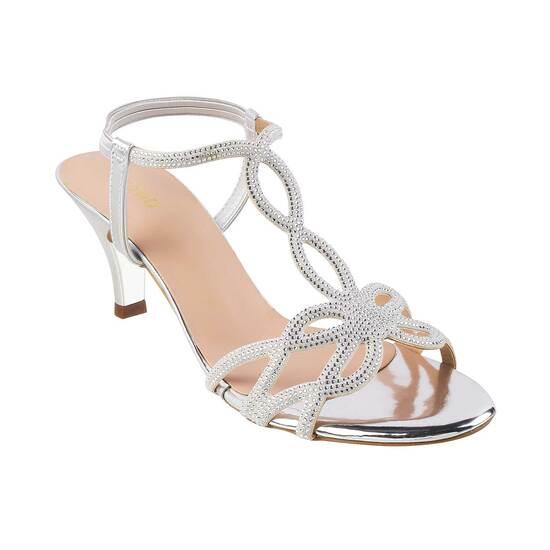 Metro Silver Party Sandals