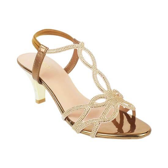 Metro Antique-Gold Party Sandals