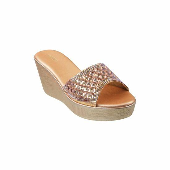 Metro Rose-Gold Party Slip Ons