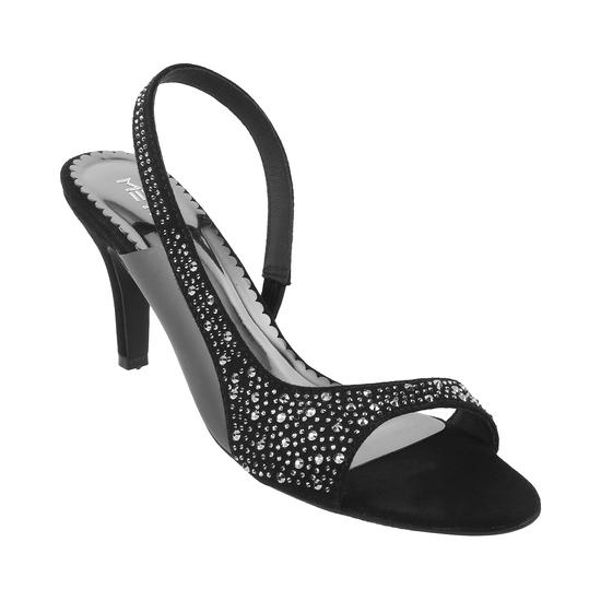 Metro Black Party Sandals