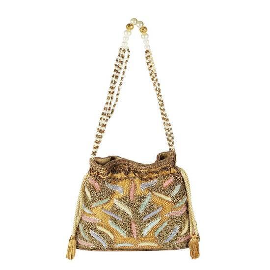 Metro Antique-Gold Womens Bags Potlis