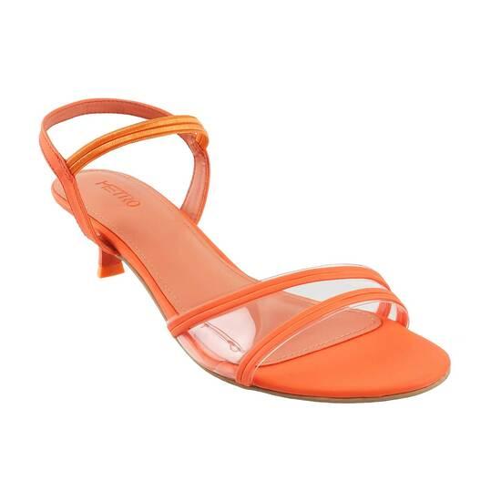 Metro Orange Casual Sandals