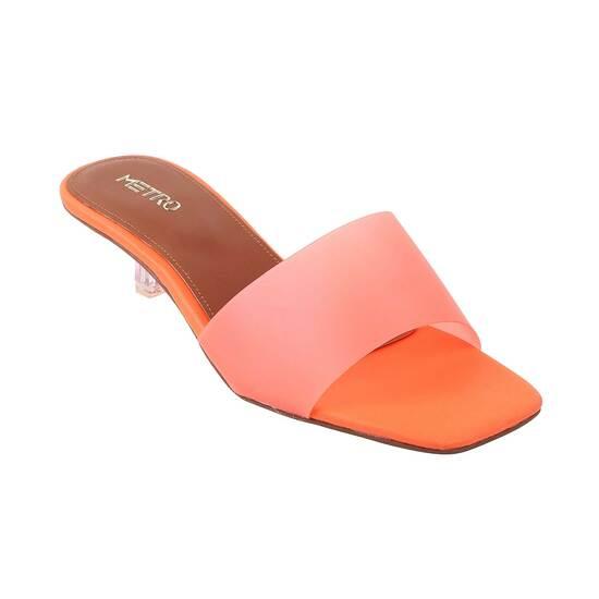 Metro Peach Casual Slip Ons