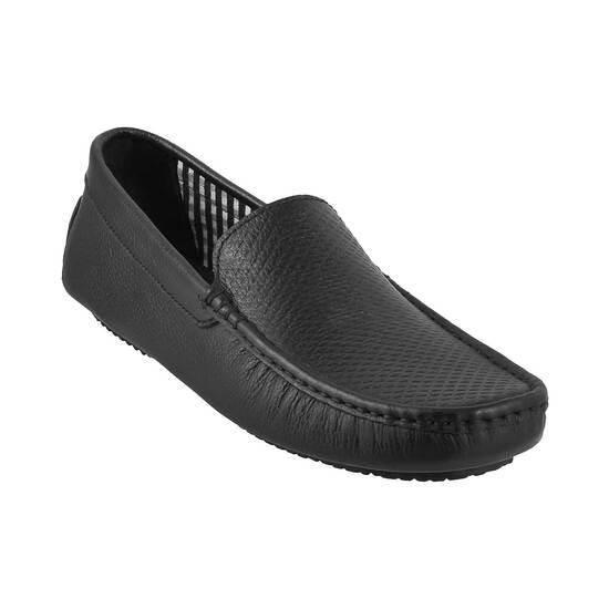 Metro Black Casual Loafers