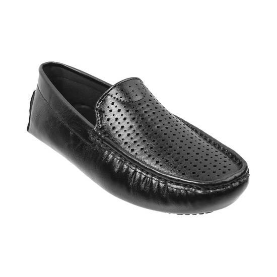 Metro Black Casual Loafers