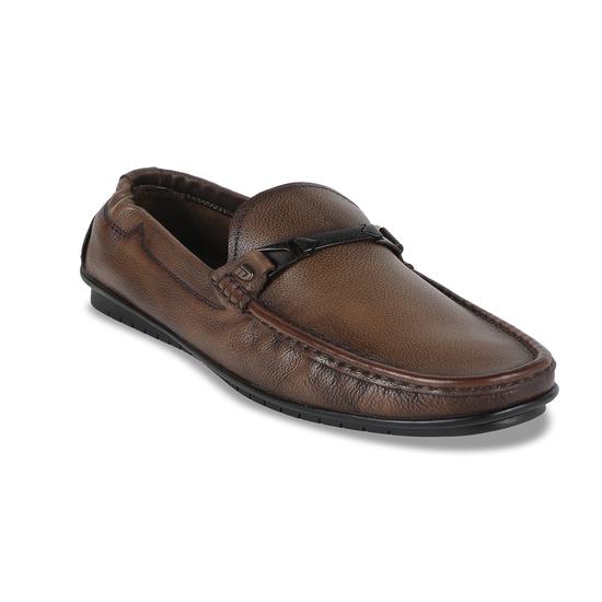 ID Tan Casual Loafers