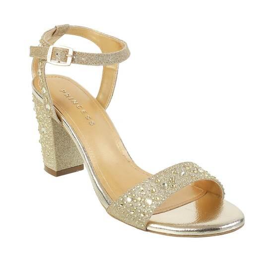 Princess Gold Party Sandals