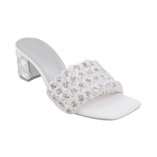 Princess White Party Sandals