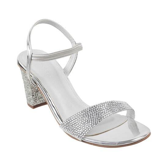 Princess Silver Party Sandals