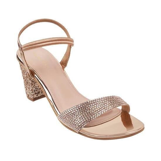 Princess Rose-Gold Party Sandals