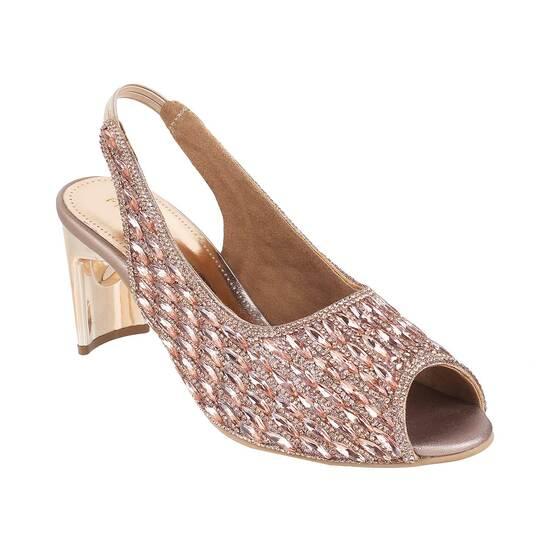 Princess Rose-Gold Wedding Sandals