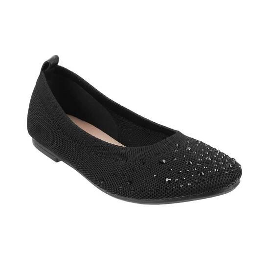 Metro Black Formal Ballerinas