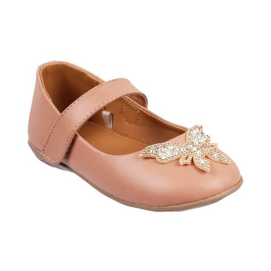 Metro Rose-Gold Casual Ballerinas