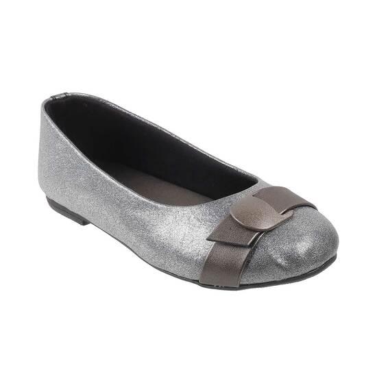 Metro Gun-Metal Casual Ballerinas