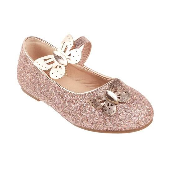 Metro Rose-Gold Casual Ballerinas