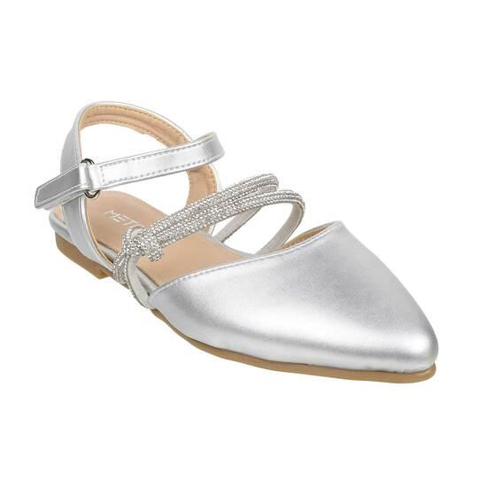 Metro Silver Casual Sandals