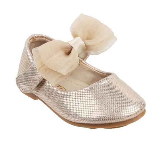 Metro Gold Casual Ballerinas