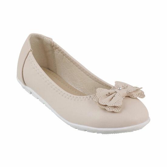 Metro Beige Casual Ballerinas