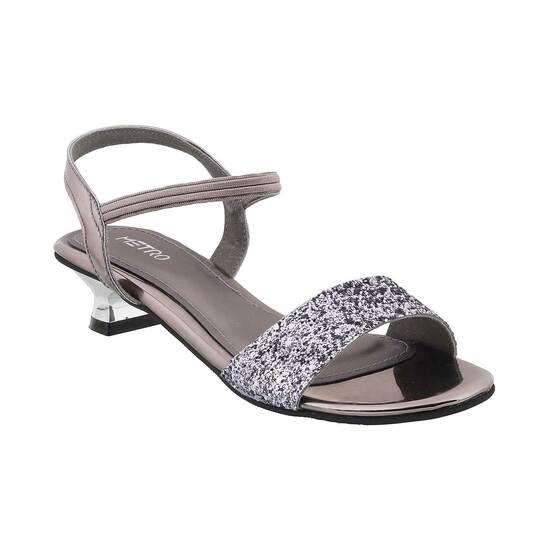 Metro Gun-Metal Formal Sandals