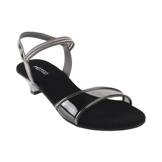 Metro Gun-Metal Formal Sandals