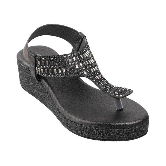 Metro Gun-Metal Casual Sandals