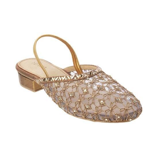 Metro Antique-Gold Party Sandals