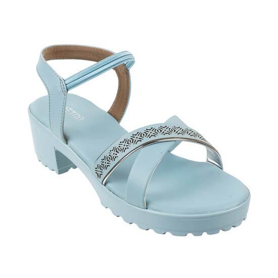 Metro Light-Blue Casual Sandals