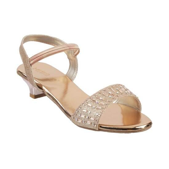 Metro Rose-Gold Party Sandals