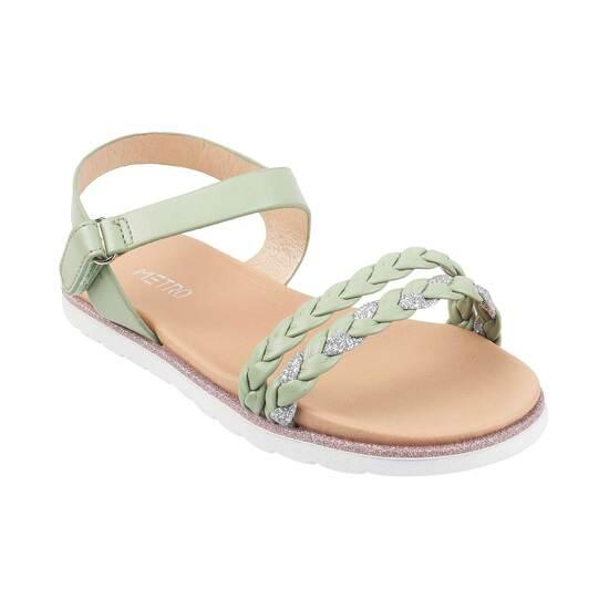 Metro Green Casual Sandals