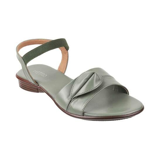 Metro Green Casual Sandals