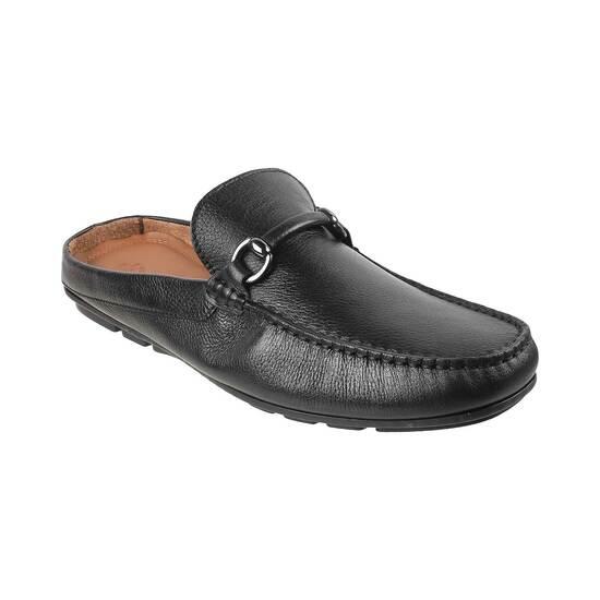 Davinchi Black Casual Slip Ons