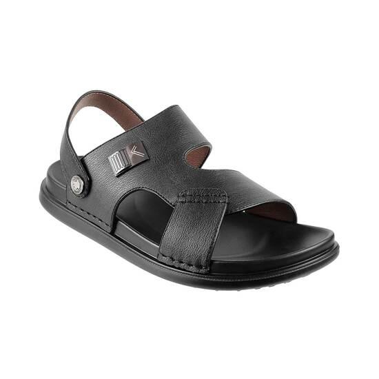 Davinchi Black Casual Sandals