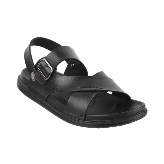 Davinchi Black Casual Sandals