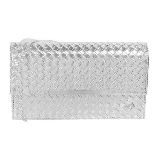 Metro Silver Hand Bags Clutches