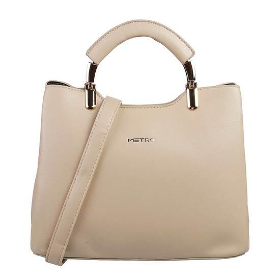 Metro Beige Hand Bags Satchel Bags