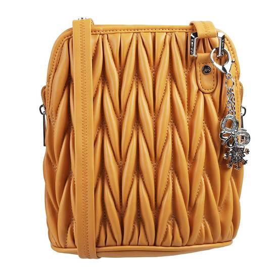 Metro Yellow Hand Bags Zip Top Sling