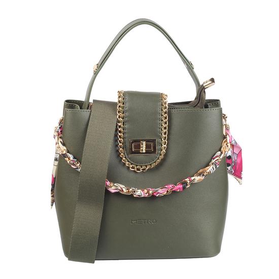 Metro Olive Hand Bags Satchel Bags