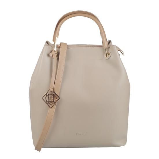 Metro Beige Hand Bags Satchel Bags