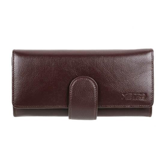 Metro Brown Womens Wallets Bifold