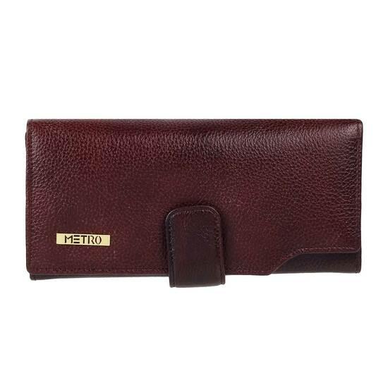 Metro Brown Womens Wallets Bifold