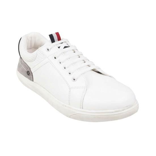 Metro White Casual Sneakers