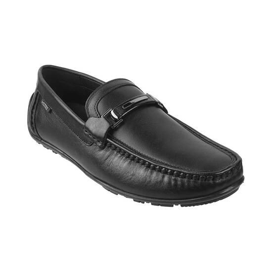 Metro Black Casual Loafers