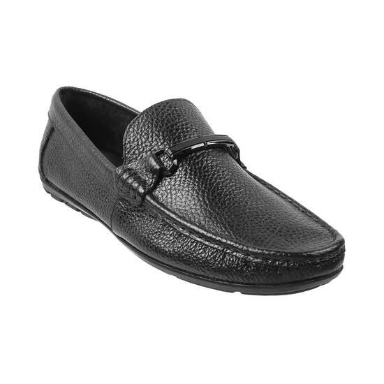 Metro Black Casual Loafers