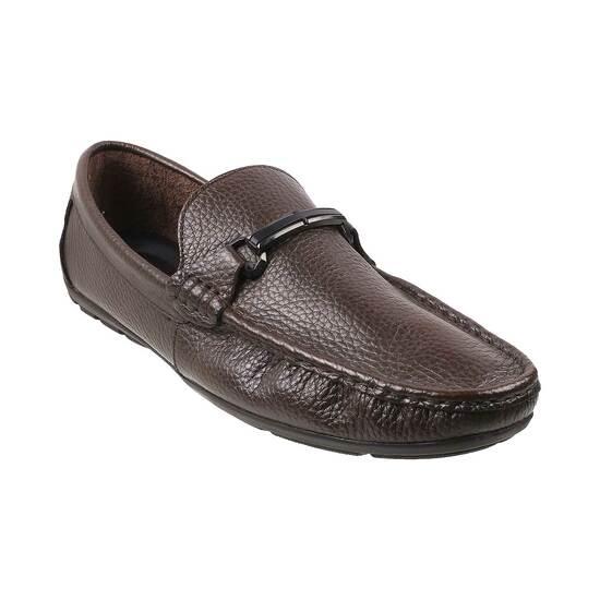 Metro Brown Casual Loafers