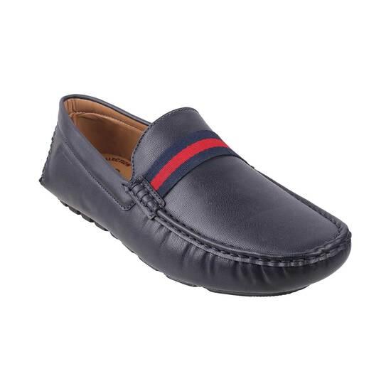 Metro Navy-Blue Casual Loafers