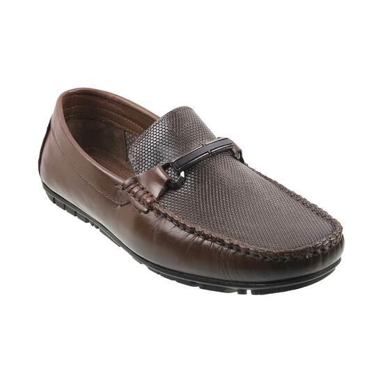 Metro Brown Casual Loafers